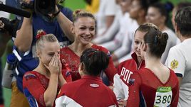 Вторник. Рио-де-Жанейро. Россиянки не сдержали слез после завершения соревнований.