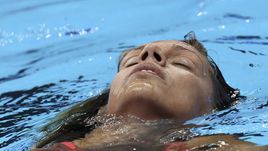 Вторник. Рио-де-Жанейро. Юлия ЕФИМОВА после своего полуфинального заплыва.