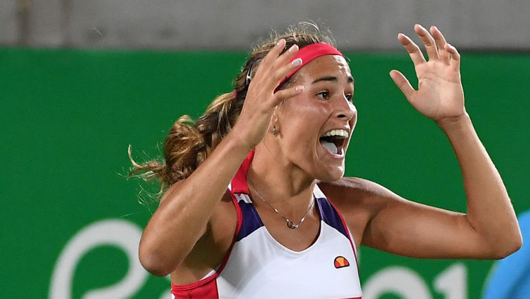 Суббота. Рио-де-Жанейро. Эмоции Моники ПЮИХ после победы в финале. Фото REUTERS Суббота. Рио-де-Жанейро. Эмоции Моники ПЮИХ после победы в финале. Фото REUTERS