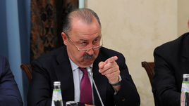 Среда. Москва. Валерий ГАЗЗАЕВ на заседании Общественной палаты Российской Федерации.