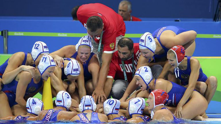 Сборная России по водному полу. Фото REUTERS Сборная России по водному полу. Фото REUTERS