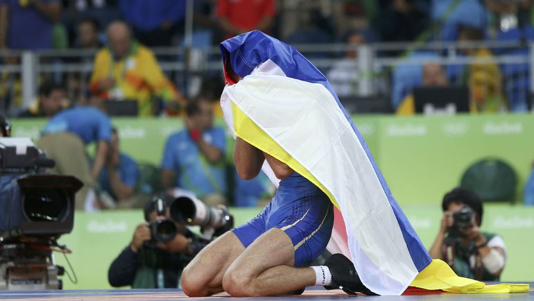 Сослан РАМОНОВ после финала. Фото AFP Сослан РАМОНОВ после финала. Фото AFP