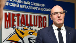 Понедельник. Магнитогорск. Президент лиги Дмитрий ЧЕРНЫШЕНКО перед матчем открытия девятого сезона КХЛ.