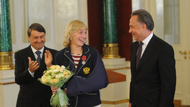 Сегодня. Кремль. Виталий МУТКО (справа) и Анастасия БЕЛЯКОВА.