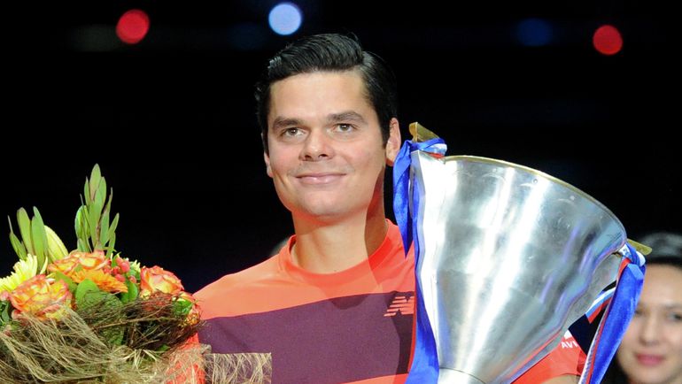 Победитель St. Petersburg Open-2015 Милош РАОНИЧ. Фото AFP Победитель St. Petersburg Open-2015 Милош РАОНИЧ. Фото AFP