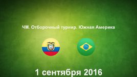 Эквадор - Бразилия. Лучшие моменты