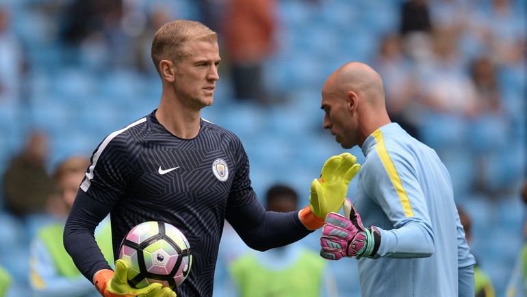 Джо ХАРТ и Вилли КАБАЛЬЕРО. Фото AFP Джо ХАРТ и Вилли КАБАЛЬЕРО. Фото AFP