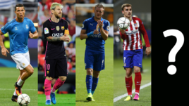 КРИШТИАНУ РОНАЛДУ, Лионель МЕССИ, Джейми ВАРДИ, Антуан ГРИЗМАНН.