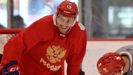 Сегодня. Питтсбург. Павел ДАЦЮК на тренировке сборной России.