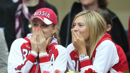 Анна ЧАКВЕТАДЗЕ (слева) и Мария ШАРАПОВА.