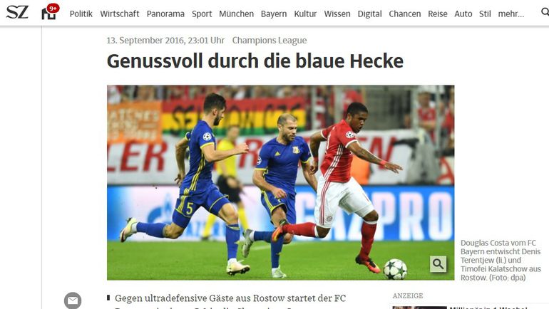 Suddeutsche Zeitung. Suddeutsche Zeitung.