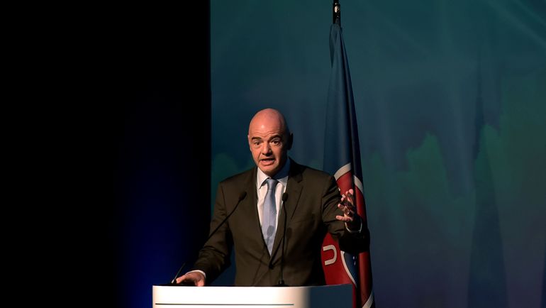 Президент ФИФА Джанни ИНФАНТИНО. Фото AFP Президент ФИФА Джанни ИНФАНТИНО. Фото AFP