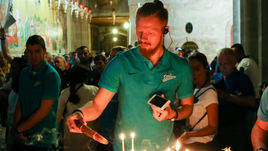 Вчера. Иван НОВОСЕЛЬЦЕВ на экскурсии по Иерусалиму.