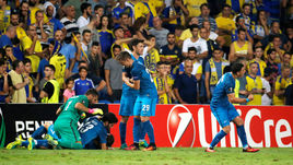 Лига Европы. Групповой турнир. 1-й тур. Маккаби Т-А – Зенит – 3:4. Гости ликуют.