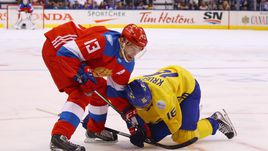 "Мы все играли в российский хоккей"