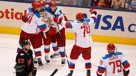 Понедельник. Торонто. Северная Америка - Россия - 3:4. Россияне одержали первую победу на турнире.