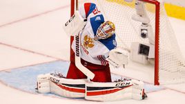 Понедельник. Торонто. Северная Америка - Россия - 3:4. Сергей БОБРОВСКИЙ снова был лучшим у россиян.