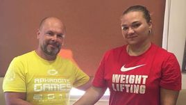 Сергей ЕРЕМИН и многократная чемпионка мира и Европы Татьяна КАШИРИНА.