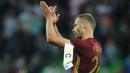 Воскресенье. Краснодар. Россия - Коста-Рика - 3:4. Капитан сборной Василий БЕРЕЗУЦКИЙ после матча.