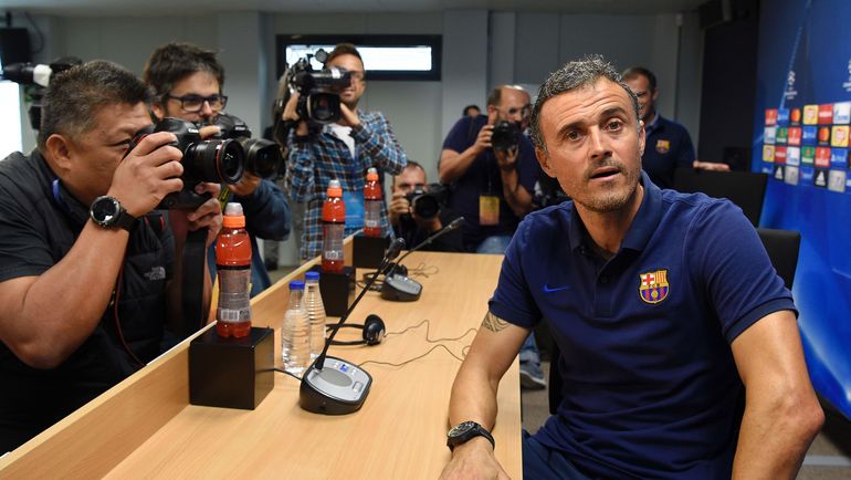 Вторник. Барселона. ЛУИС ЭНРИКЕ. Фото AFP Вторник. Барселона. ЛУИС ЭНРИКЕ. Фото AFP