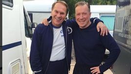 Актеры Алексей ГУСЬКОВ (слева) и Алексей КРАВЧЕНКО.