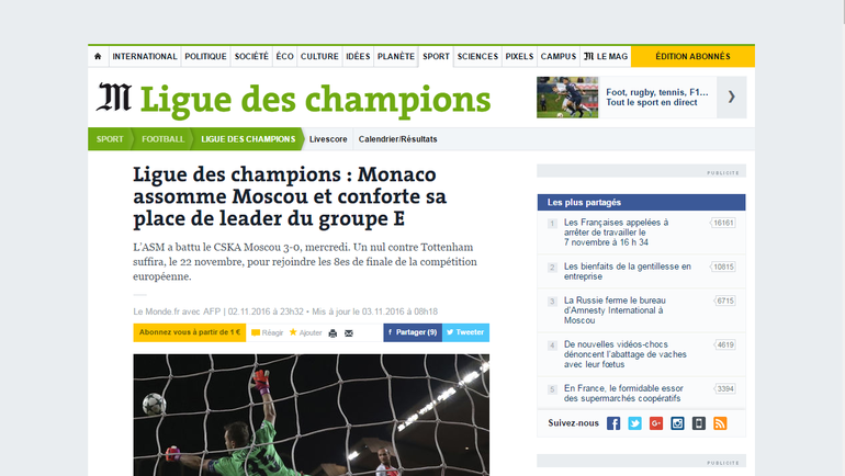 Le Monde. Le Monde.
