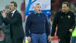 Массимо КАРРЕРА, Мирча ЛУЧЕСКУ и Леонид СЛУЦКИЙ.