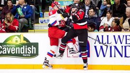 Вторник. Эдмонтон. Россия - WHL - 1:4. Российские хоккеисты отличились разве что в драках.