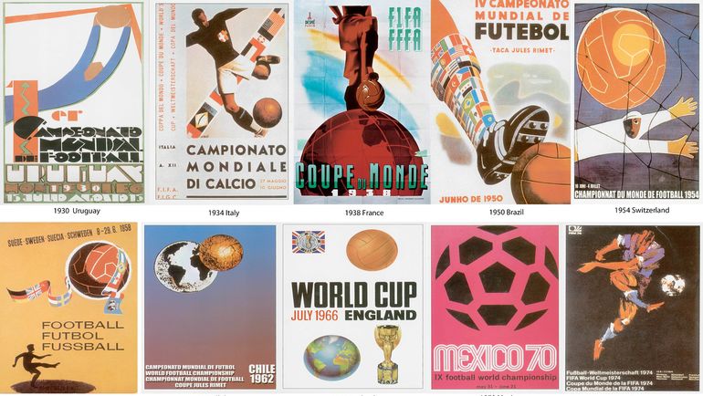 Постеры предыдущих чемпионатов мира. Постеры предыдущих чемпионатов мира.