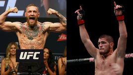 Конор МАКГРЕГОР и Хабиб НУРМАГОМЕДОВ.