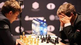 Вчера. Нью-Йорк. Сергей КАРЯКИН и Магнус КАРЛСЕН.