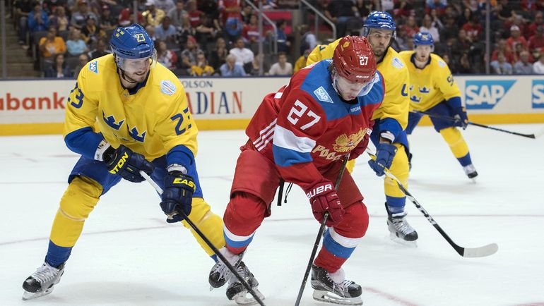 Артемий ПАНАРИН в составе сборной России на Кубке мира. Фото USA TODAY Sports Артемий ПАНАРИН в составе сборной России на Кубке мира. Фото USA TODAY Sports