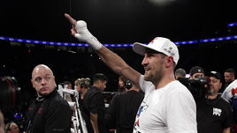 Сегодня. Лас-Вегас. Сергей КОВАЛЕВ после боя.