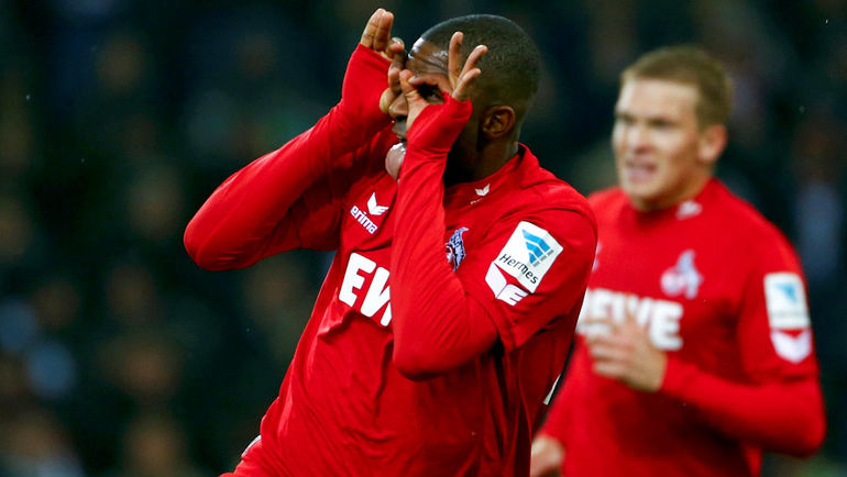 Энтони МОДЕСТ (в центре) празднует свой очередной гол в сезоне. Фото REUTERS Энтони МОДЕСТ (в центре) празднует свой очередной гол в сезоне. Фото REUTERS