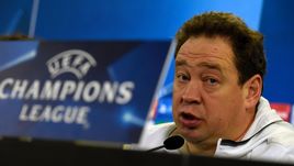 Сегодня. Москва. Главный тренер ЦСКА Леонид СЛУЦКИЙ.