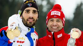 Мартен ФУРКАД (слева) и Оле-Эйнар БЬОРНДАЛЕН.