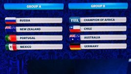 Кубок конфедераций. С кем сыграет Россия.