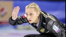 Скип сборной России, чемпионка Европы Виктория МОИСЕЕВА.