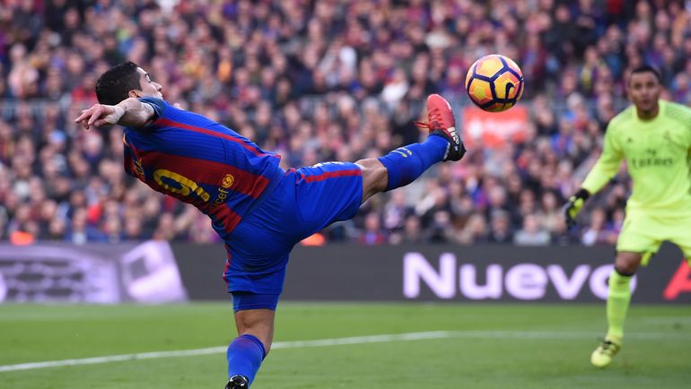 В игре Луис СУАРЕС. Фото AFP В игре Луис СУАРЕС. Фото AFP