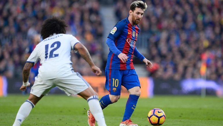 В атаке Лионель МЕССИ. Фото AFP В атаке Лионель МЕССИ. Фото AFP