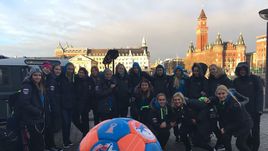 Командное фото обновленной сборной России перед стартом чемпионата Европы.