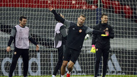 Последняя тренировка ЦСКА Слуцкого