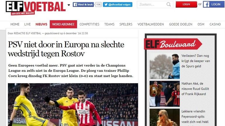 Elfvoetbal. Elfvoetbal.