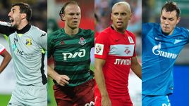 От Джанаева до Дзюбы.  Символическая сборная первой части РФПЛ