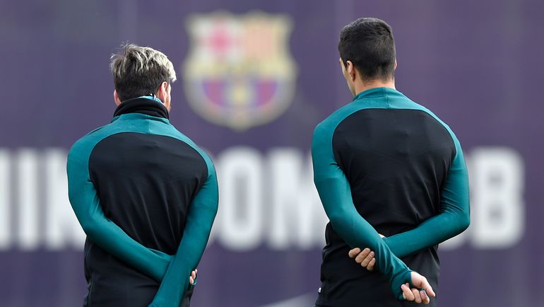 Лионель МЕССИ (слева) и Луис СУАРЕС. Фото AFP Лионель МЕССИ (слева) и Луис СУАРЕС. Фото AFP