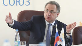 Сегодня. Москва. Президент РФС Виталий МУТКО.