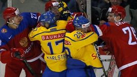 Россия проиграла Швеции в последнем товарищеском матче перед мировым первенством.