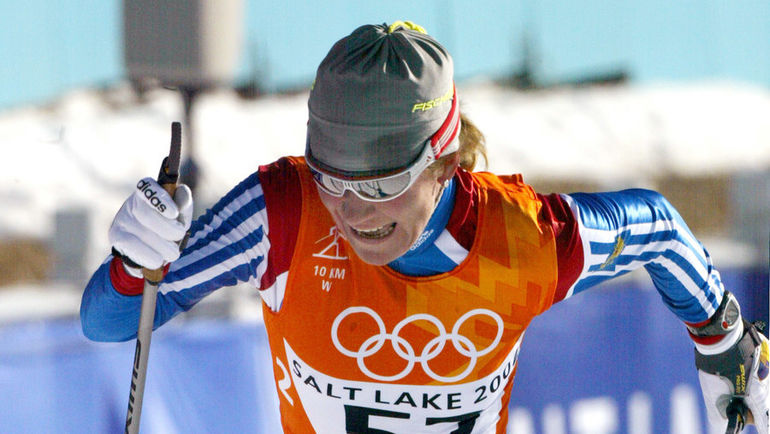 Февраль 2002 года. Солт-Лейк-Сити. Лариса ЛАЗУТИНА. Фото AFP Февраль 2002 года. Солт-Лейк-Сити. Лариса ЛАЗУТИНА. Фото AFP