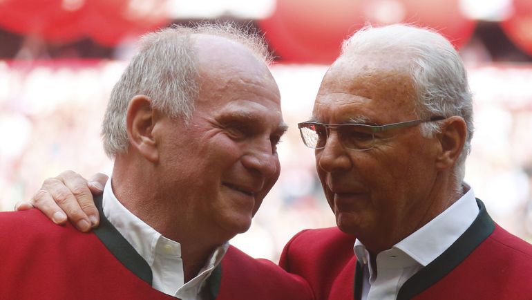 Франц БЕККЕНБАУЭР (справа) и Ули ХЕНЕСС. Фото REUTERS Франц БЕККЕНБАУЭР (справа) и Ули ХЕНЕСС. Фото REUTERS