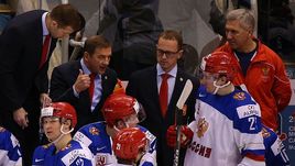 Сегодня. Торонто. Латвия - Россия - 1:9. Валерий БРАГИН и его команда.